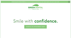 Desktop Screenshot of greendentalmedicine.com